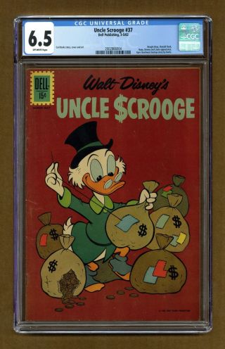Uncle Scrooge 37 Cgc 6.  5 1962 2002866004