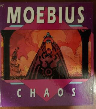 Moebius Chaos Oversize Hc Epic Comics 1991 Vf - Nm