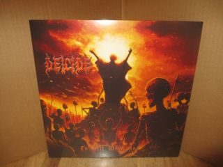 Deicide To Hell With God Lp Tfr061 Fire Splatter Vinyl