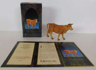 Fontanini Roman,  Inc.  Nativity Figurine The Ox 5 " Heirloom Series