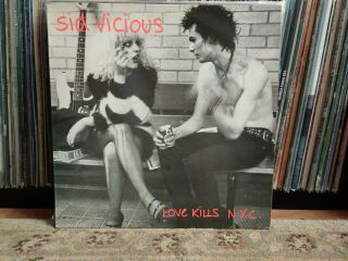 Sid Vicious Love Kills Nyc Lp Ex