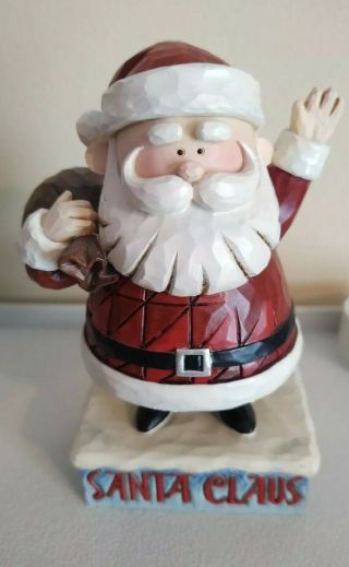 Enesco Jim Shore Rudolph Traditions Santa Claus Figurine 4025923