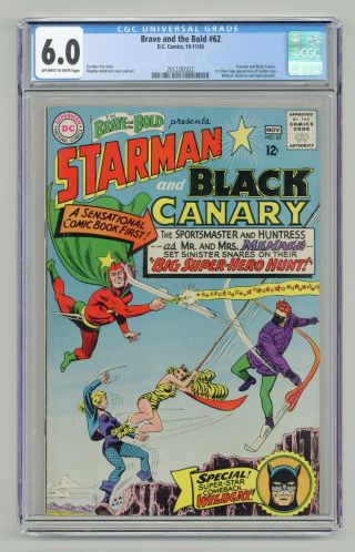 Brave And The Bold 62 Cgc 6.  0 1965 2012282022