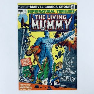 Supernatural Thrillers 5 - 1st Living Mummy - Marvel Comics 1973 - Vf