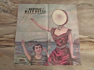 Neutral Milk Hotel In The Aeroplane Over The Sea 1998 Poster On Merge Records