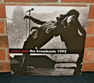 Pearl Jam - The Broadcasts 1992,  Import 2lp Black Vinyl Gatefold Jacket