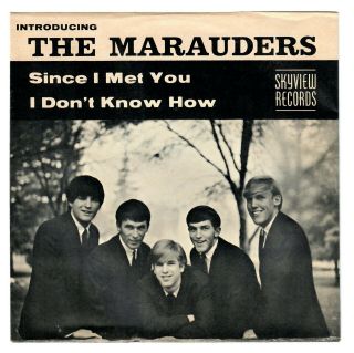 The Marauders 1966 Skyview 45rpm Since I Met You B/w I Don 