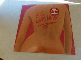 Eric Clapton Very Rare Lp E.  C.  Was Here 1977 Usa 1stpress W/hype Sticker