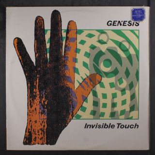 Genesis: Invisible Touch Lp (embossed Cover In Shrink,  Corner Bend)