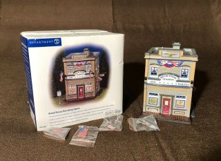 Department 56 Snow Village Armed Forces Recruiting Station