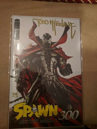 Spawn 300 Second (2nd) Printing Signed By Todd Mcfarlane