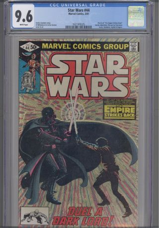 Star Wars 44 Cgc 9.  6 1981 Marvel Comic Part 6 Empire Strikes Back: Frame