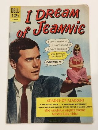 I Dream Of Jeannie 1 (dell Comics 1966) Tv Show - Larry Hagman Barbara Eden