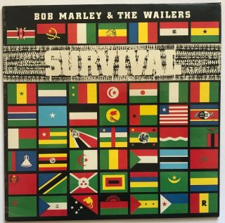 Bob Marley & The Wailers - Survival - 1979 - Vinyl Record Lp (made In France)