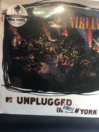 Mtv Unplugged In York Lp (12 Album,  33 Rpm),  Live Nirvana Indie Music Vinyl