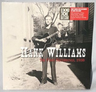 45 7 " Hank Williams The First Recordings 1938 (red Vinyl,  Rsd 2018)