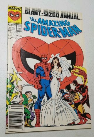 The Spider - Man Annual 21 Signed John Romita Sr.