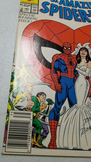 The Spider - Man Annual 21 signed John Romita Sr. 3