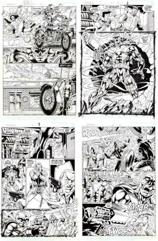 Robb Phipps Art: Amazon 5 Pages 3,  8,  9,  10