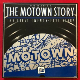 The Motown Story 5 Lp Box Set (1983) The First Twenty - Five Years Soul Funk Ex