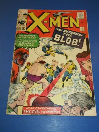 Uncanny X - Men 7 Silver Age Early Quicksilver Scarlet Witch Key Magneto