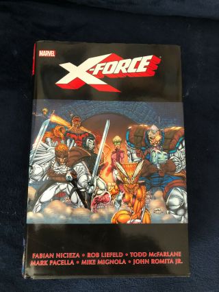 X - Force Omnibus Volume 1 - Marvel Comics - First Print - Rob Liefeld