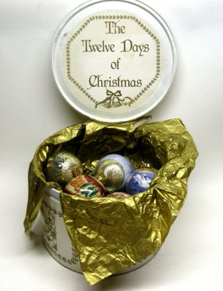 The Twelve Days Of Christmas Ornaments & Canister Set