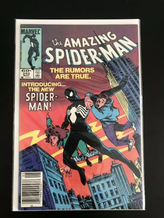 The Spider - Man 252 (may 1984,  Marvel) 1st App.  Black Suit Spider - Man