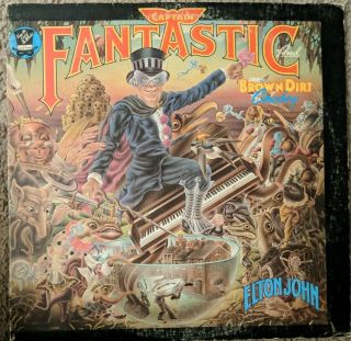 Captain Fantastic And The Brown Dirt Cowboy By Elton John (lp,  1975,  Mca Records