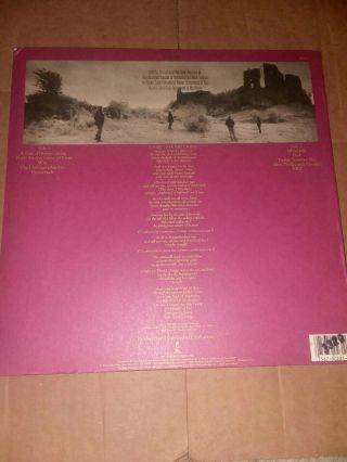 U2/THE UNFORGETTABLE FIRE 1984 US Island Promo L.  P.  with PRESS KIT incl PHOTOS 2