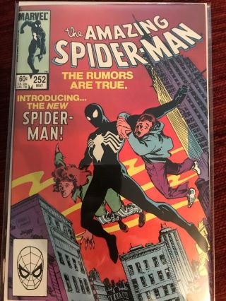 The Spider - Man 252 1st Black Suit