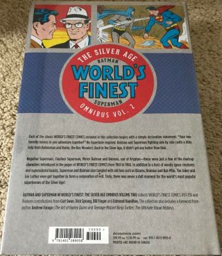 BATMAN & SUPERMAN in WORLD’S FINEST: The Silver Age Omnibus Vol.  2 (HC,  NM) 2