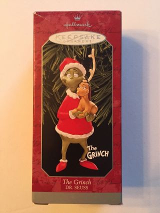 1998 The Grinch Hallmark Keepsake Christmas Ornament (dr Seuss)