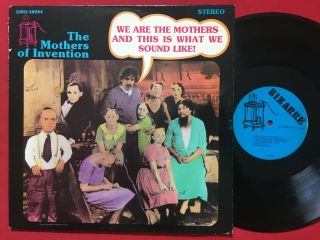 Frank Zappa The Mothers Of Invention We Are The Mothers Lp Bizarre 30284