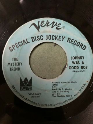 Garage Promo 45/ Mystery Trend " Johnny Was A Good Boy " Hear