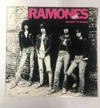 Ramones Rocket To Russia Vinyl Vg Lp 1977 Sire Sr 60420