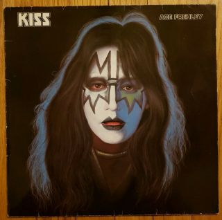 Kiss Ace Frehley Solo Album Record Lp Vinyl 1978 Orig German Import Non Ss Logo