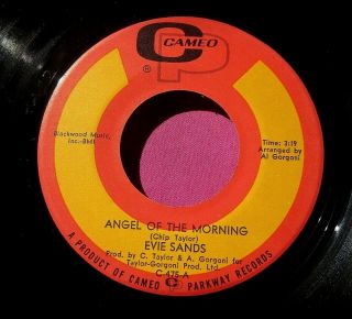 Evie Sands Angel Of The Morning - 45 Rpm Cameo 475 - Orig.  Version