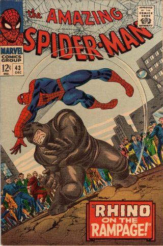 The Spider - Man 43 6.  5 (fn, ) 1st Full Mj Watson