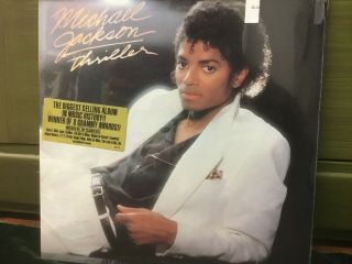 Michael Jackson - Thriller - Factory 1982 Us Album With Hype Sticker