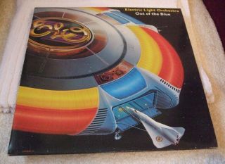 Vinyl L.  P.  Electric Light Orchestra - Out Of The Blue With Poster -