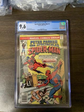 Peter Parker,  Spectacular Spider - Man 1 Cgc 9.  6 Wp