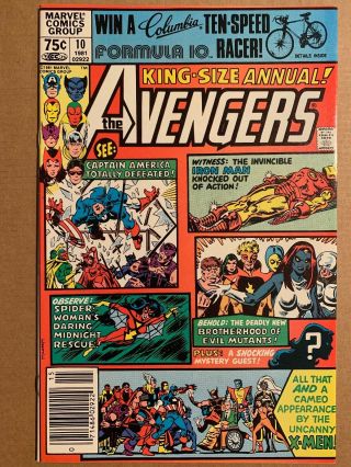 The Avengers Annual 10,  First Rogue And Madelyn Pryor (nov 1981,  Marvel)