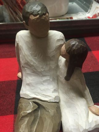 Willow Tree Father And Daughter Sculpted Hand Painted Figurine