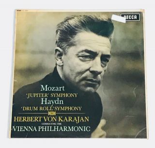 Uk Decca Sxl 6067 Wbgr Ed1 Lp Karajan Vpo Mozart Haydn Symphony Ex