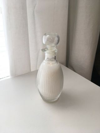 Lady Primrose Decorative Glass Bottle - For Decorative Use Only