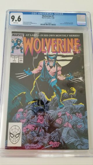 Wolverine 1 1988 Cgc 9.  6.  1st Issue Of Self - Titled Series
