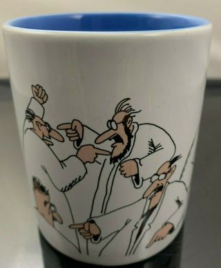 The Far Side by Gary Larson At the Crabbiness Research Institute Coffee Mug 1998 3