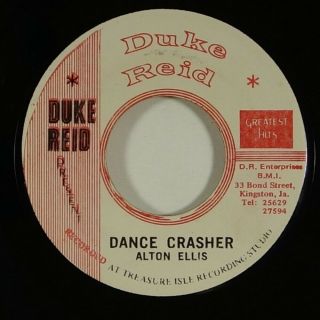 Alton Ellis " Dance Crasher " Reggae 45 Duke Reid Mp3