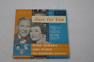 Bing Crosby/jaine Wyman/andrews Sisters - Just For You,  Decca 9 - 350,  Box Set,  Nm